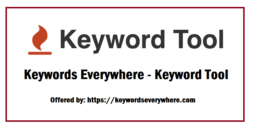 keyword tool extension