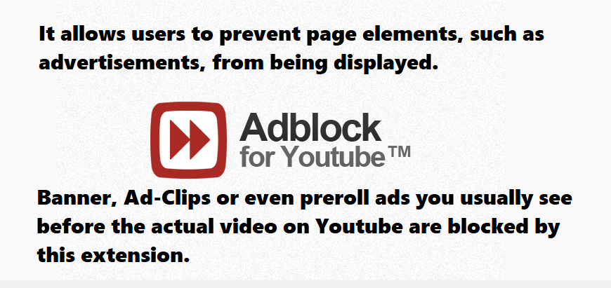 youtube adblock extension