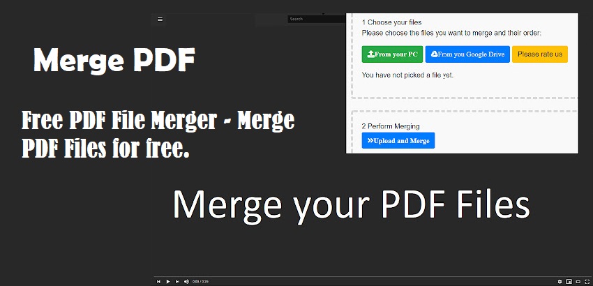 merge pdf extension