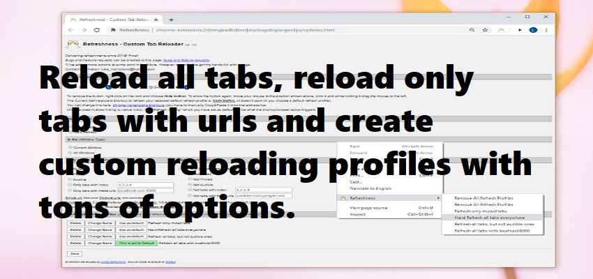 reload all tabs extension